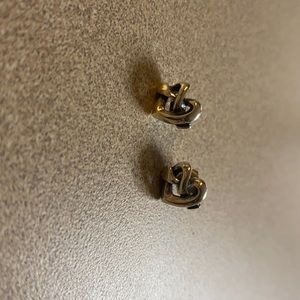 James Avery Heart Cross Earrings